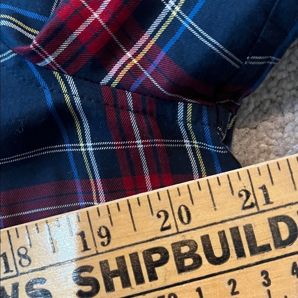 UNTUCKit for her Sadie Plaid Button Down Blouse Top Size 8 - Picture 7 of 7